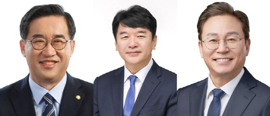 맹성규(왼쪽부터)·문진석·손명수 더불어민주당 의원 [각 의원실 제공]